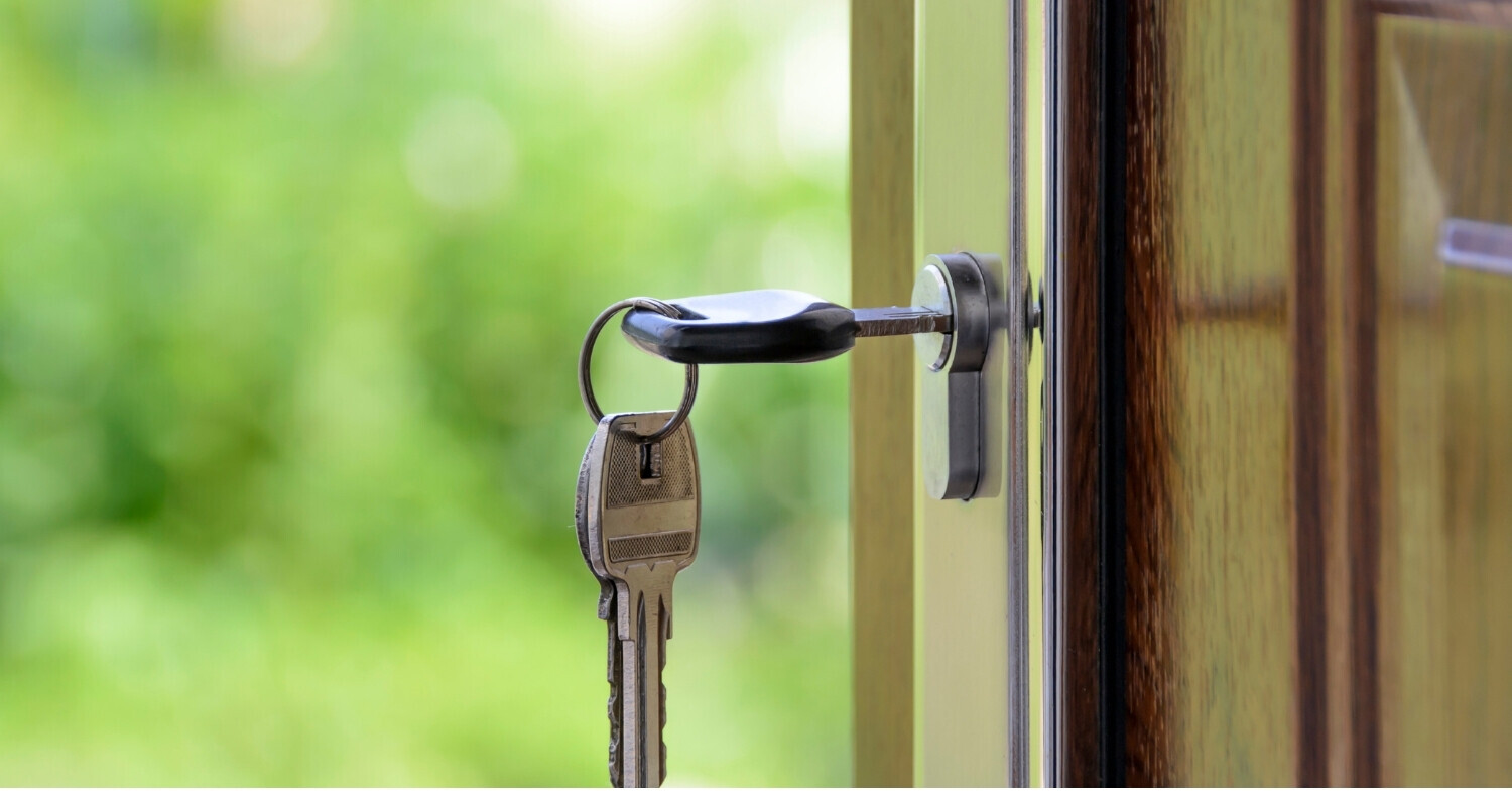misplaced keys found in door symbolizing memory recall and finding lost items